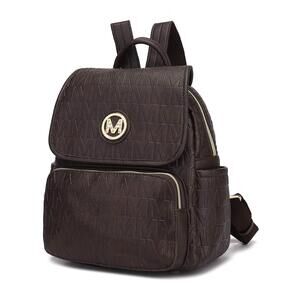 3620 Backpack Purse Vegan Leather Top-Handle Fashion Travel Pocketbook Bag